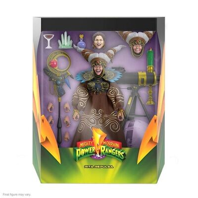 Super7 Mighty Morphin Power Rangers Rita Repulsa Ultimates Actionfigur