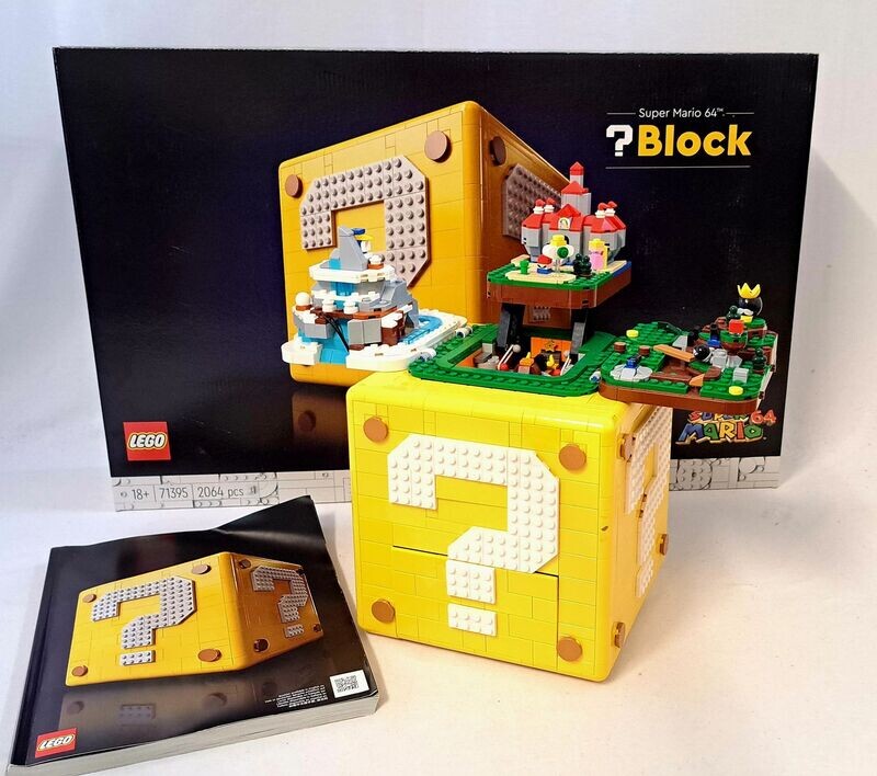 LEGO Nintendo 71395 Super Mario 64 ? Block 100 % komplett inkl. BA + OVP