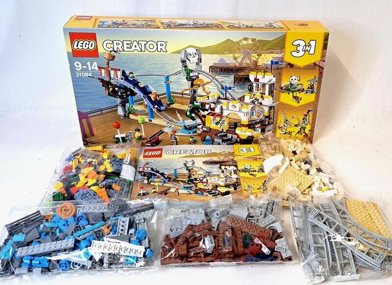 LEGO Creator 31084 3in1 Piraten Achterbahn 100 % komplett inkl. BA & OVP