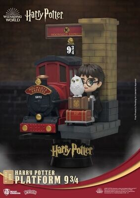 Beast Kingdom Harry Potter D-Stage PVC Diorama Platform 9 3/4 New Version