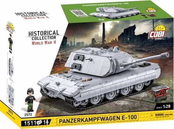 COBI 2572 Historical Collection WW2 E-100 Panzerkampfwagen