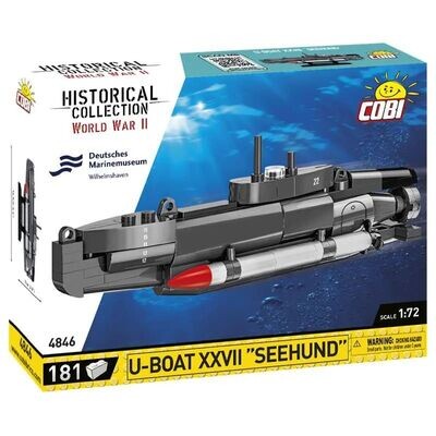 COBI Historical Collection 4846 World War II U-Boat XXVII Seehund