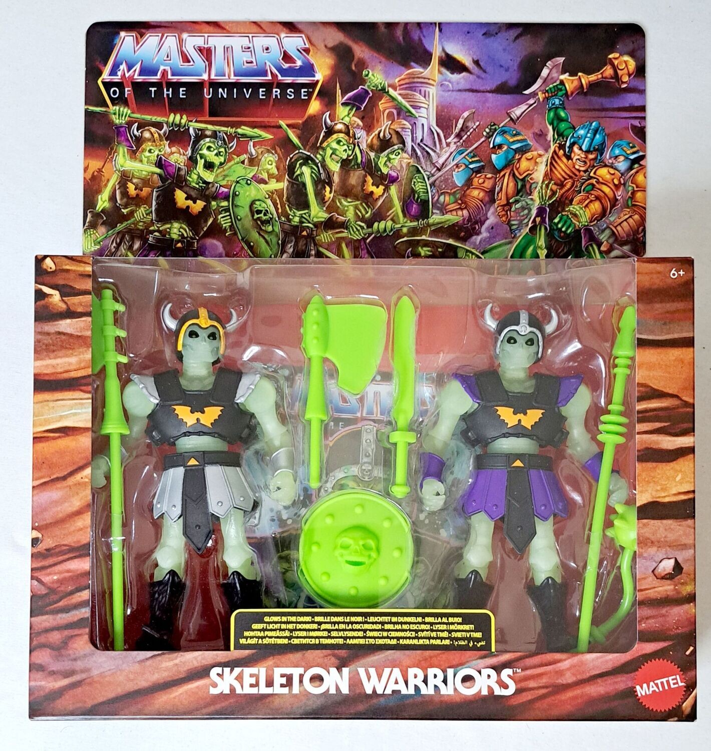 Mattel Masters of the Universe Origins 2er Pack Skeleton Warriors Figuren
