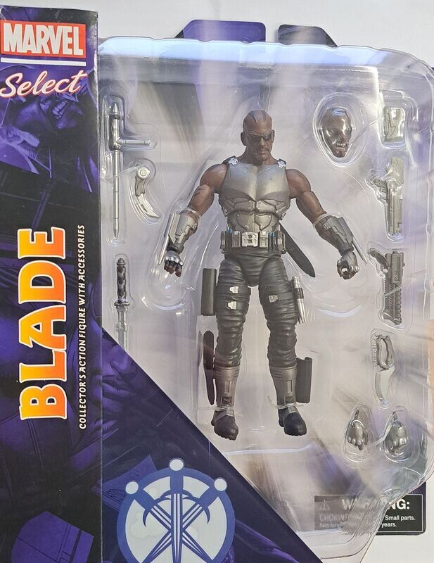 Diamond Select Toys Marvel Select Actionfigur Blade 18 cm