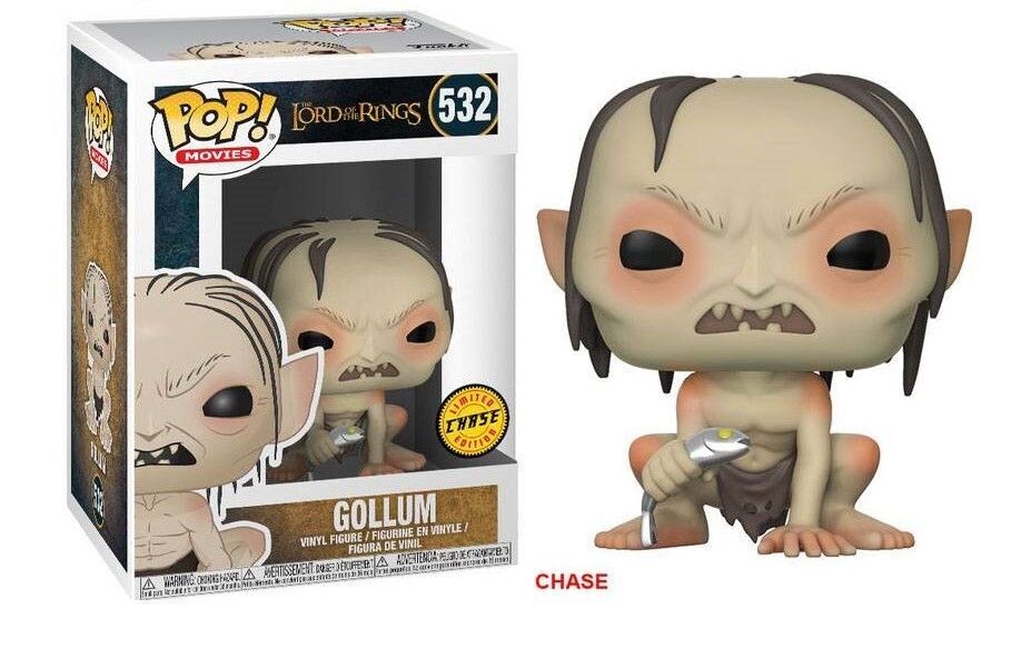 Funko POP! Movies Herr der Ringe Gollum Chase 9 cm Vinyl Figur