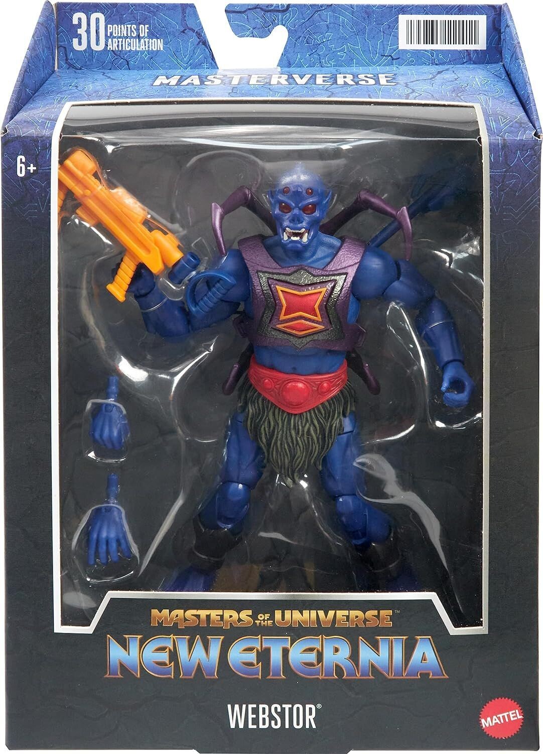 Mattel Masters of the Universe New Eternia Masterverse Webstor Figur