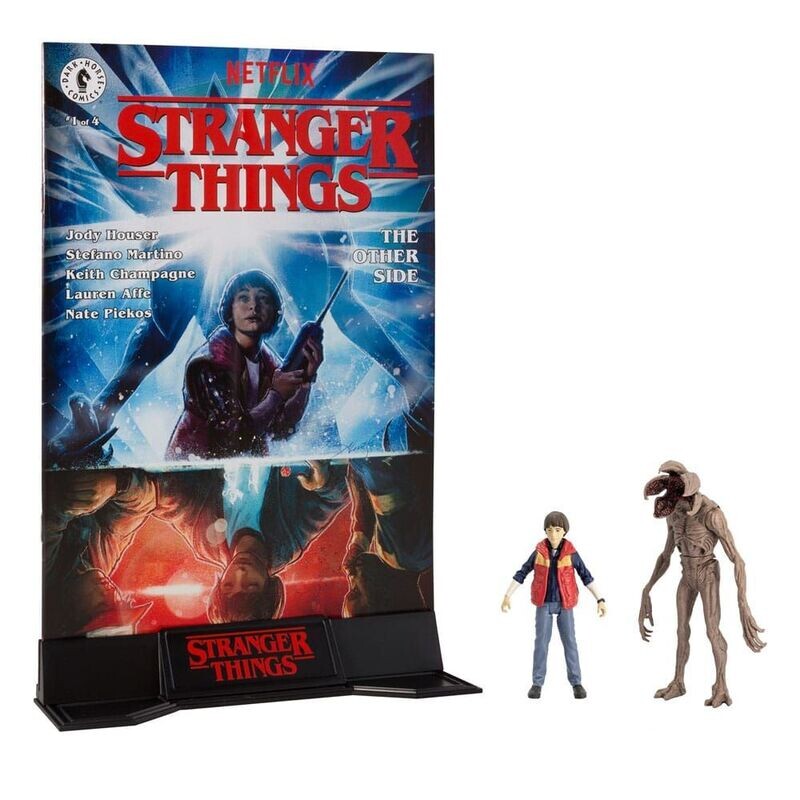 McFarlane Toys Stranger Things Figur & Comic Will Beyers and Demogorgon