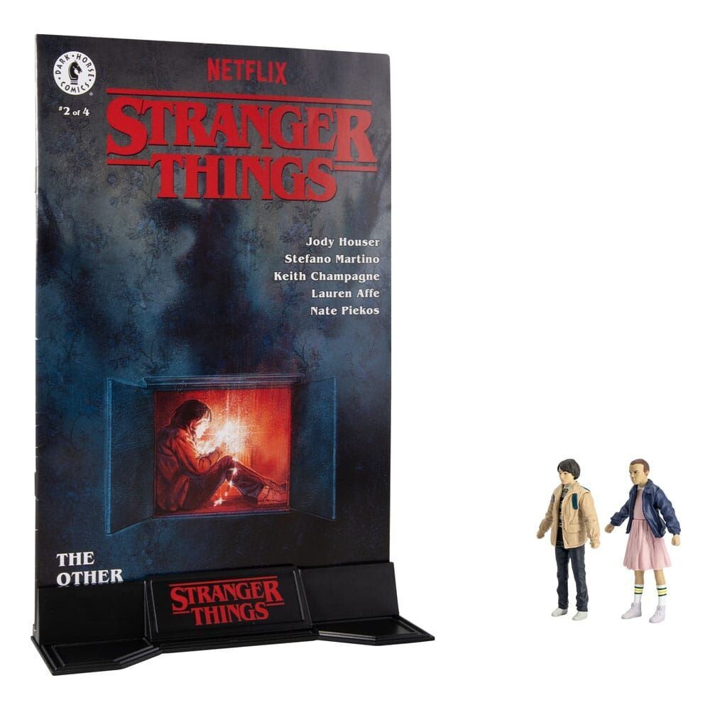 McFarlane Toys Stranger Things Figur & Comic Eleven and Mike Wheeler