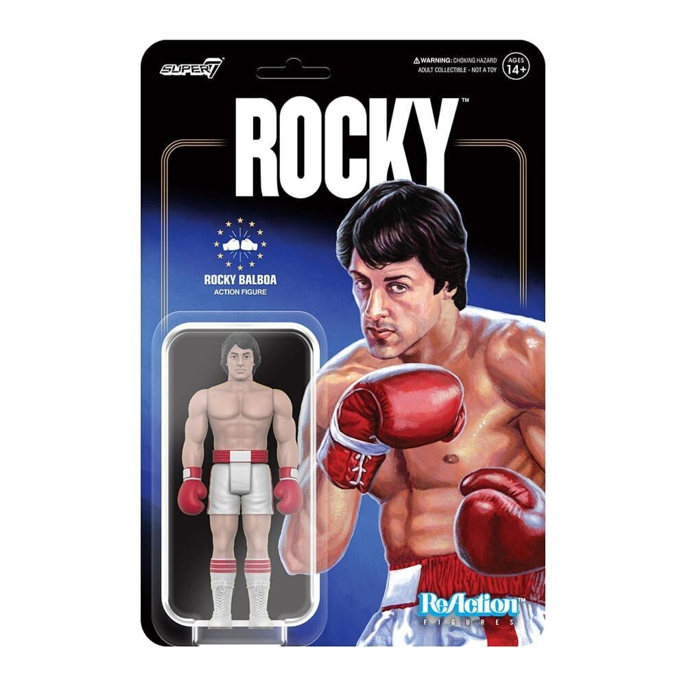 Super7 ReAction Rocky Balboa Actionfigur 10 cm