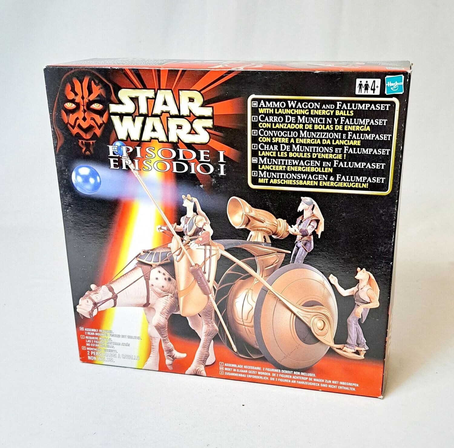 Hasbro Star Wars Episode 1 Ammo Wagon and Falumpaset Gungan MISB NEU & OVP