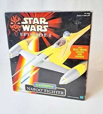 Hasbro Star Wars Episode 1 Electronic Naboo Fighter MISB NEU & OVP