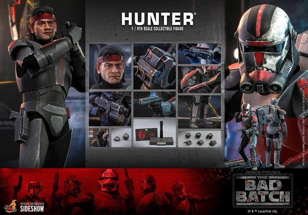 Hot Toys Star Wars The Bad Batch Actionfigur 1/6 Hunter 30 cm