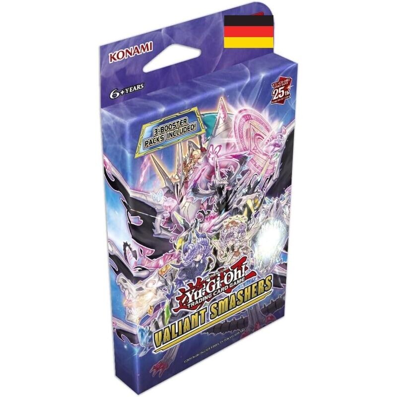 YuGiOh! TCG Valiant Smashers Tuckbox 3x Booster deutsch 1.Auflage