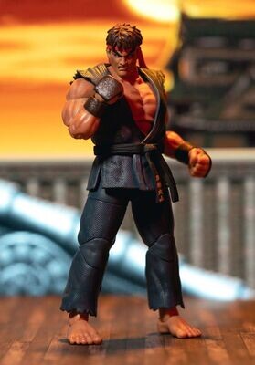 Ultra Street Fighter II Actionfigur Evil Ryu 1:12 SDCC 2023 Exclusive