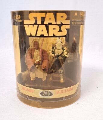 Hasbro Star Wars Order 66 2of6 Mace Windu & Galactic Marine MISB