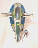 Hasbro Star Wars Attack of the Clones Jango Fett´s Slave 1 inkl Jango Figur 2001