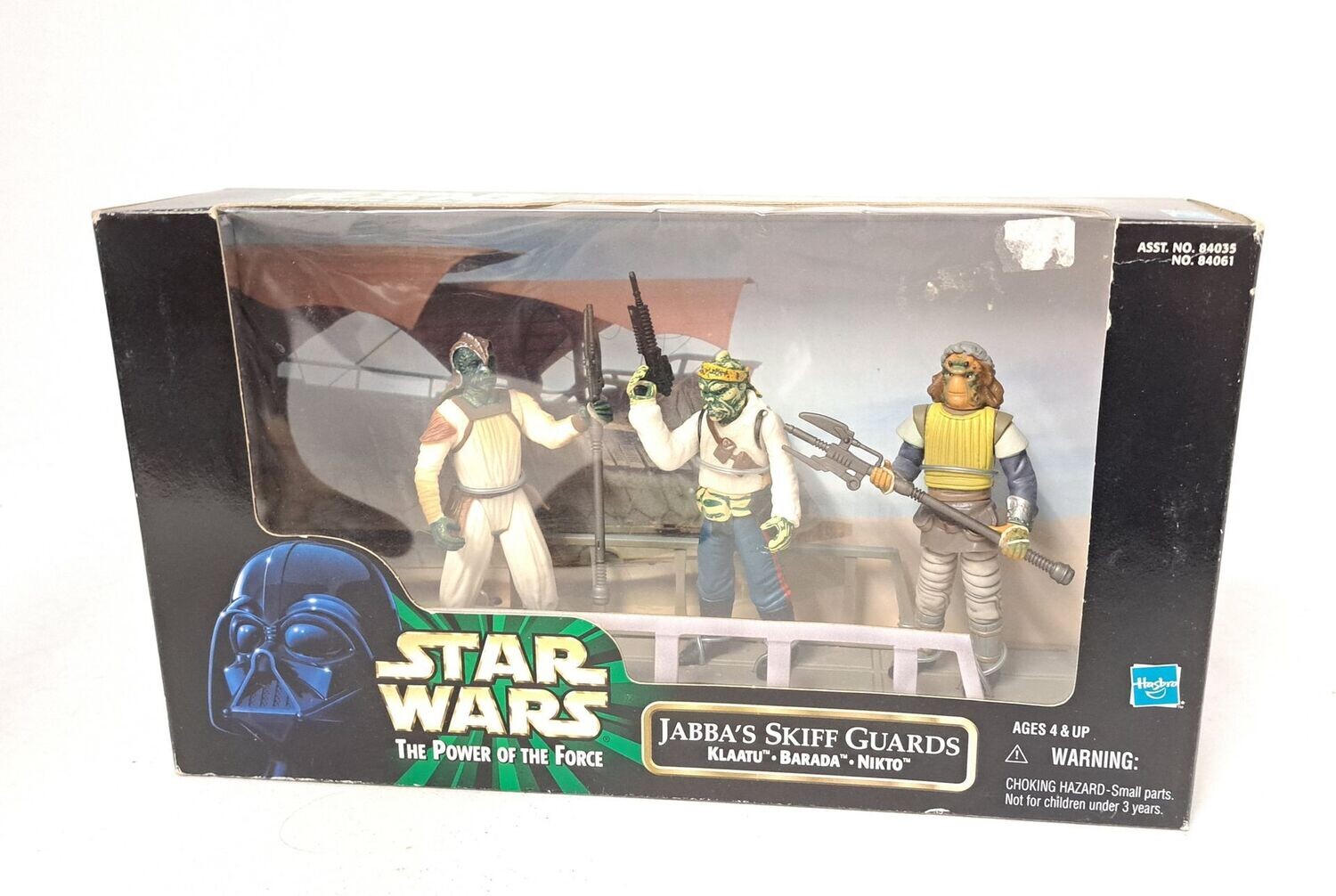 Star Wars Power of the Force Jabba´s Skiff Guards Klaatu Barada Nikto MISB OVP