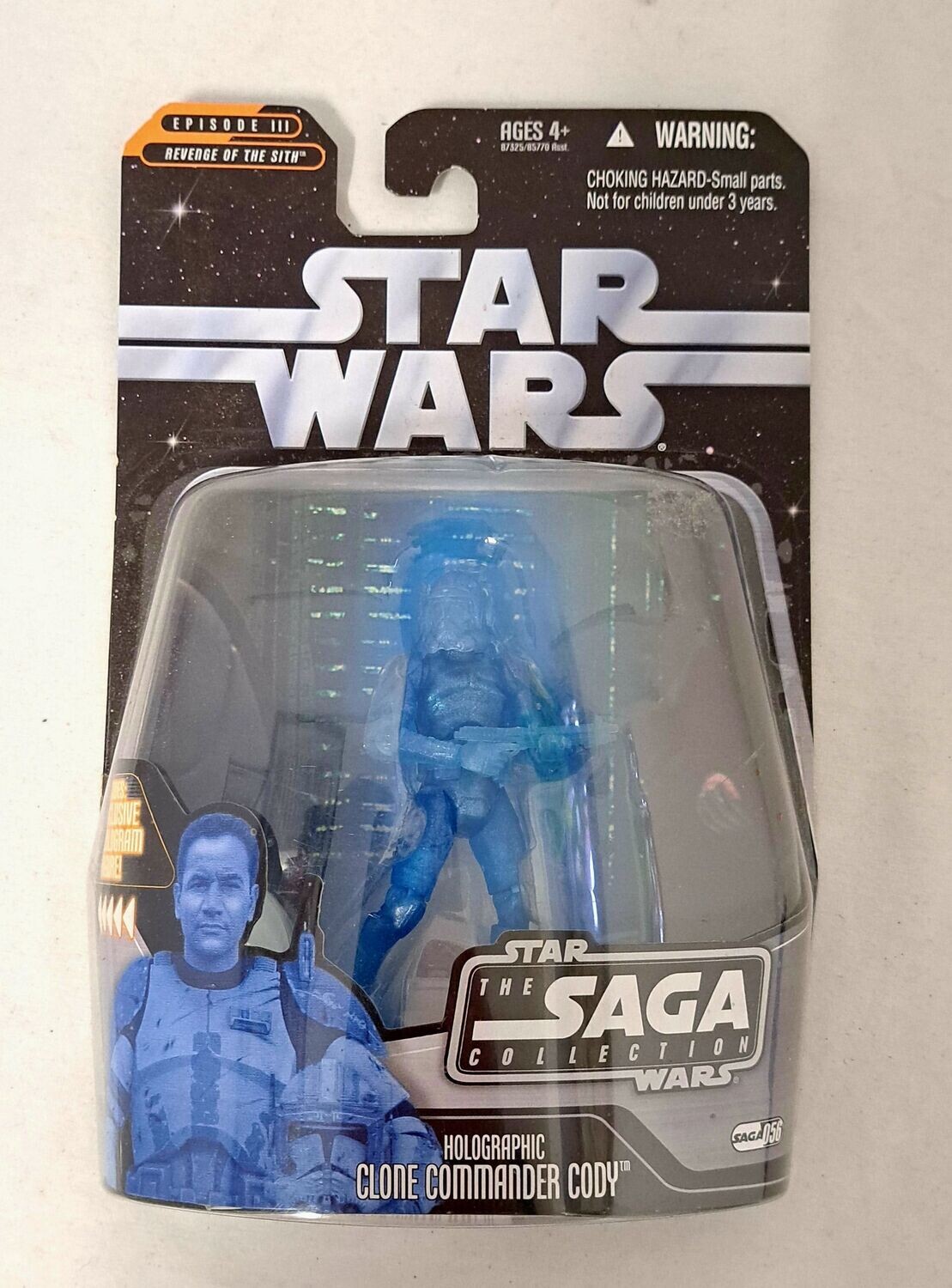 Star Wars The Saga Collection Holo Clone Commander Cody Actionfigur MOC