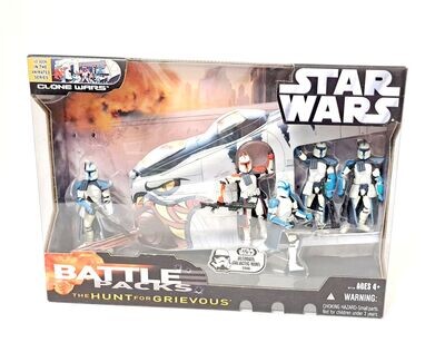 Hasbro Star Wars Battle Pack The Hunt for Grievous Clone Trooper Figuren