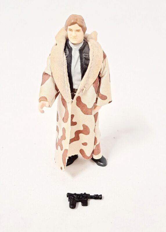 Kenner Star Wars Vintage Han Solo (Trench Coat) inkl Waffe original Actionfigur