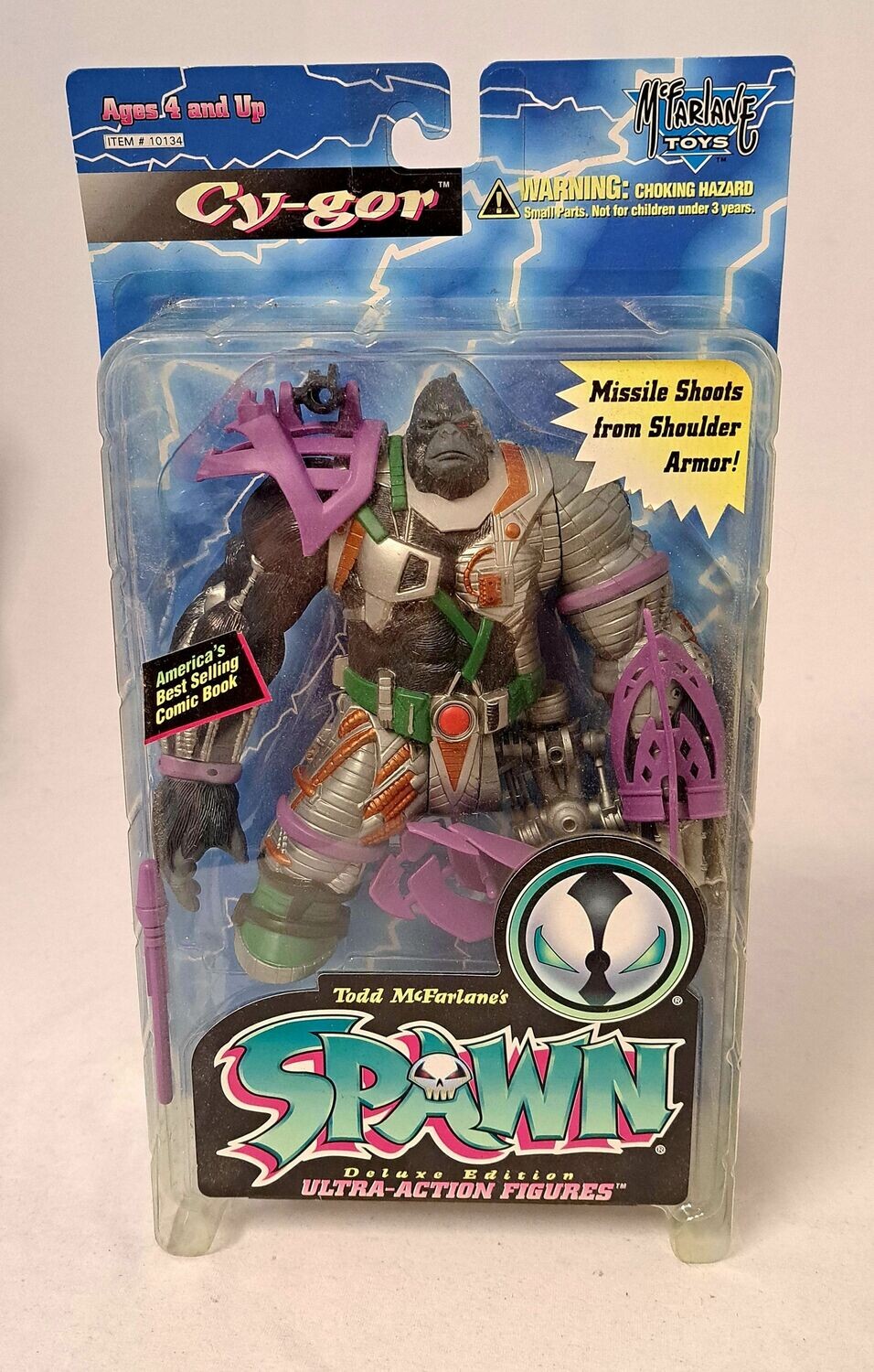 McFarlane Spawn Cy-gor Deluxe Edition Actionfigur 1996 MOC