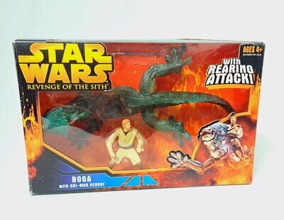 Star Wars Episode 3 Revenge of the Sith Boga & Obi-Wan Kenobi MIB inkl OVP