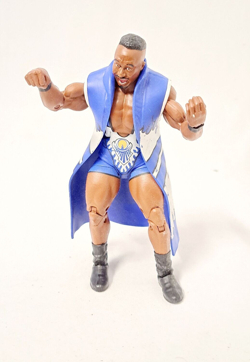 Mattel WWE 2013 Big E The New Day Wrestling Actinfigur inkl. Mantel !