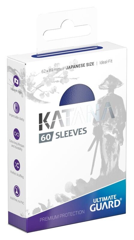 Ultimate Guard Katana Sleeves Hüllen blau (60) YuGiOh japanische Größe