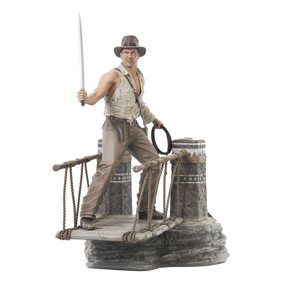 Diamond Select Indiana Jones und der Tempel des Todes Bridge Statue 28 cm
