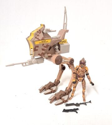 Hasbro Star Wars The Clone Wars 2010 AT-RT Walker + ARF Trooper komplett