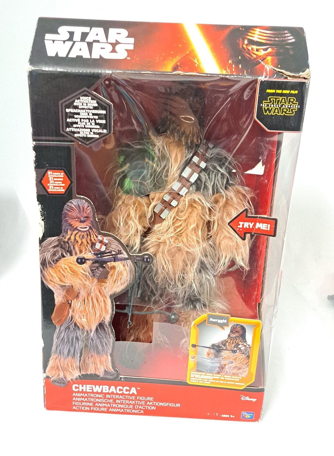 Star Wars The Force Awakens Chewbacca Animatronic Interactive Actionfigur 45 cm