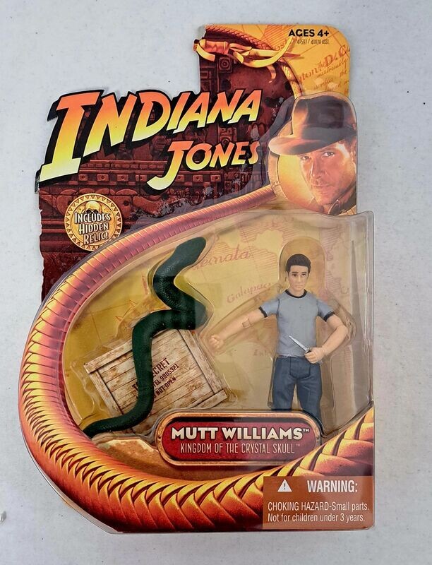 Hasbro Indiana Jones Mutt Williams Crystal Skull Actionfigur MOC NEU & OVP