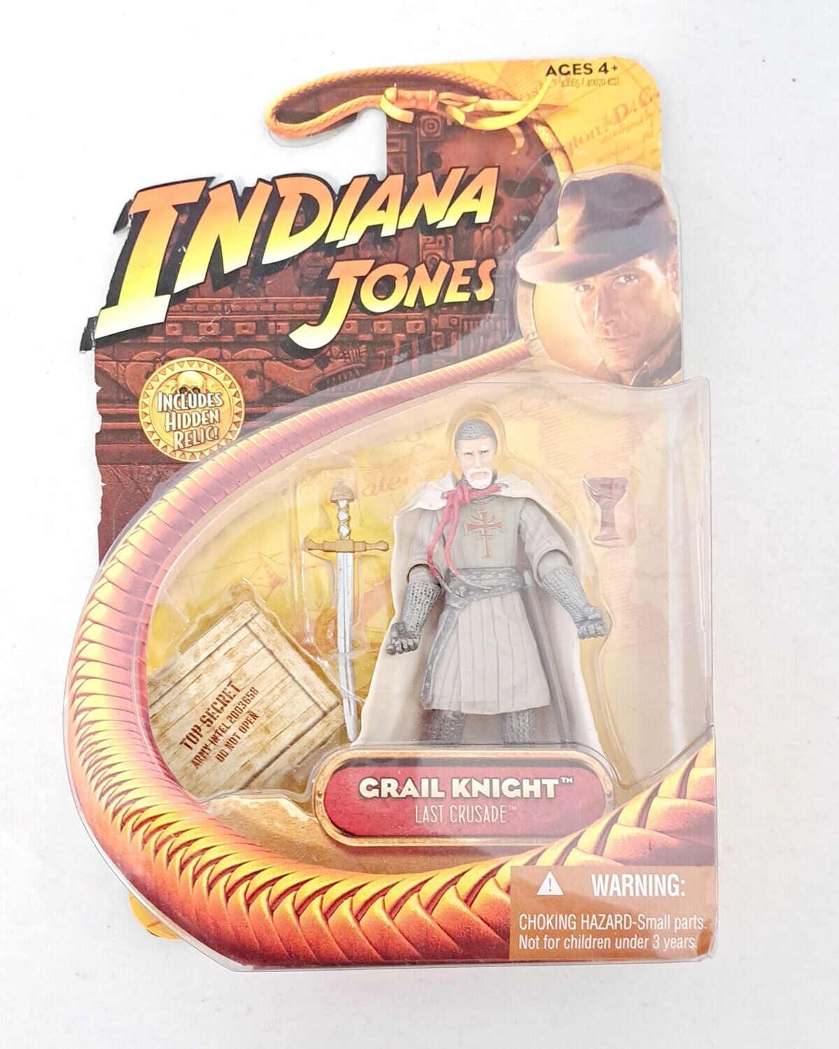 Hasbro Indiana Jones Grail Knight Last Crusade Actionfigur MOC NEU & OVP