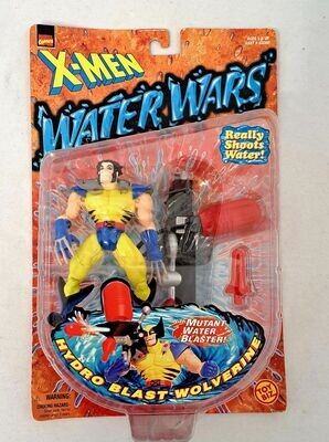 ToyBiz X-Men Hydro Blast Wolverine Water Wars 1997 MOC NEU & OVP