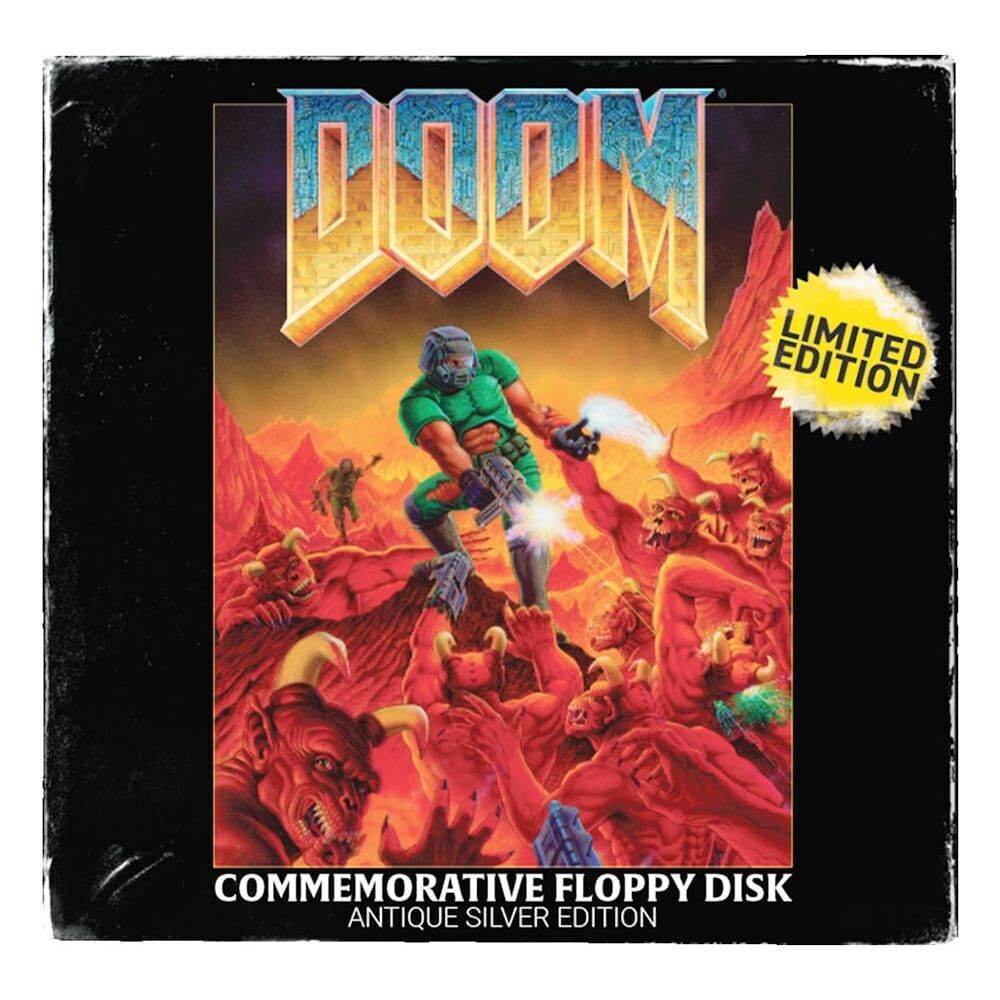 Fanattik Doom Eternal Replik Floppy Disc Limited Edition Metall
