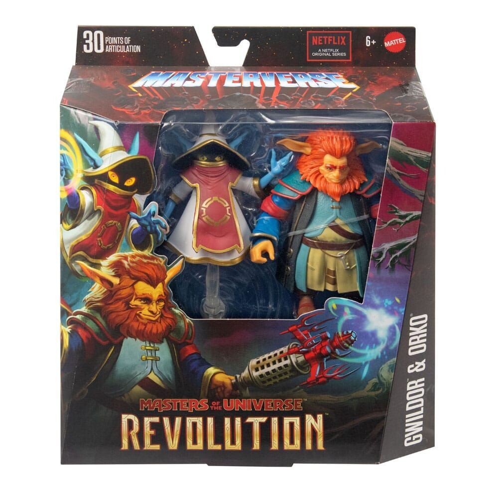 Mattel Masters of the Universe Masterverse 2er Pack Gwildor & Orko 13 cm