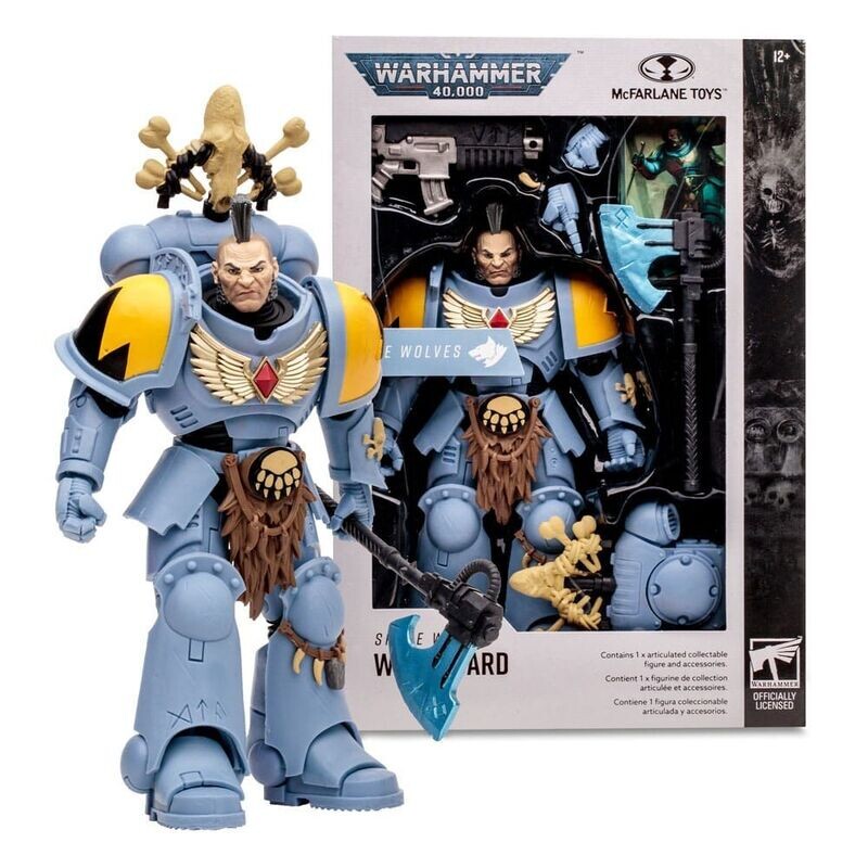 McFarlane Toys Warhammer 40k Space Wolves Wolf Guard Actionfigur 18 cm