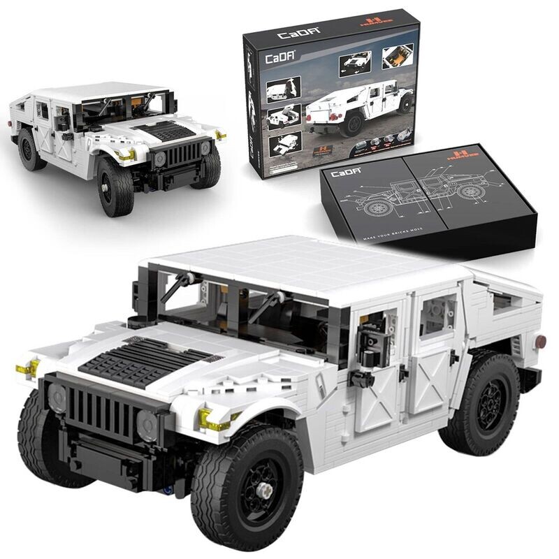 CaDA C61027W Humvee (1386 Teile) Hummer Fahrzeug Auto