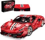 CaDA C61043W Master Italian Super Car (3236 Teile) 1:8 Auto Sportwagen