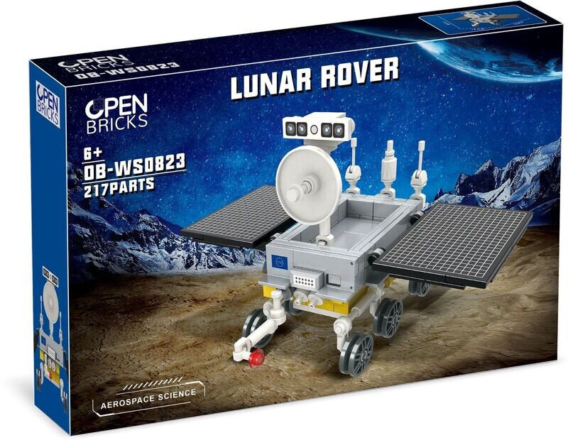 OPEN BRICKS - OB-WS0823 Spae Weltraum Lunar Rover 217 Klemmbausteine