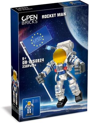 OPEN BRICKS - OB-WS0824 Space Weltraum Rocket Man 230 Klemmbausteine