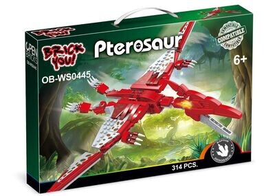 OPEN-BRICKS - OB-WS0445 Dinosauerier Pterosaur 314 Teile Klemmbausteine