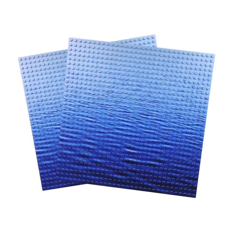 OPEN BRICKS Baseplate Bauplatte bedruckt 32x32 Noppen Wasser
