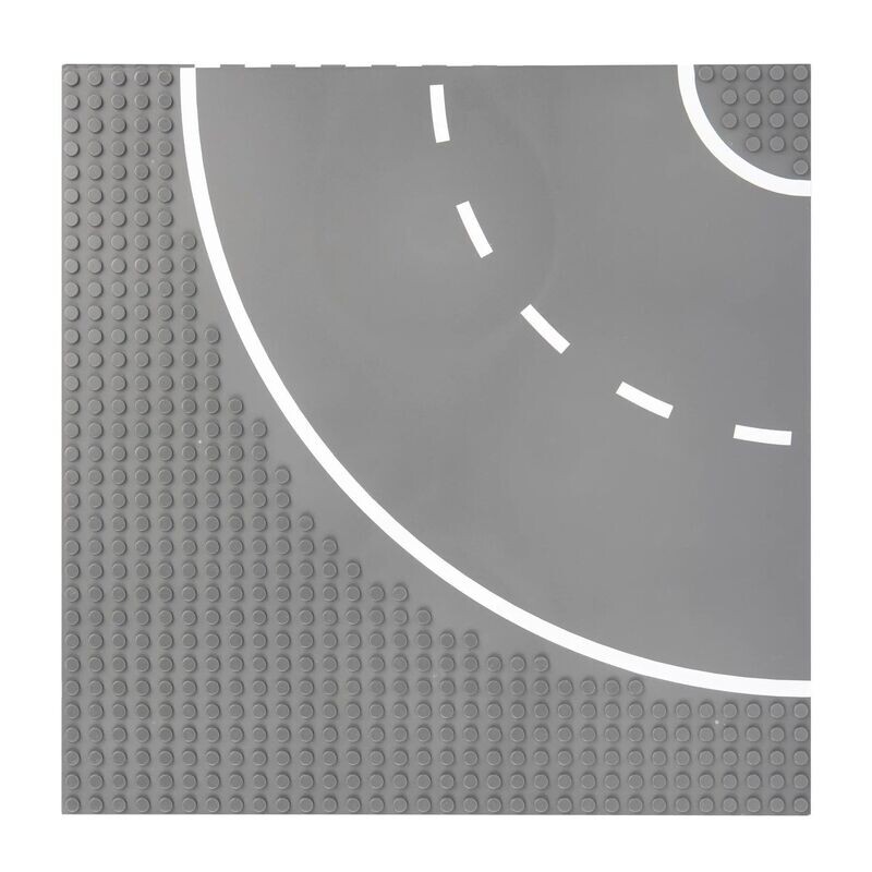 OPEN BRICKS Streetplate Straßenplatte Kurve Bauplatte 32x32