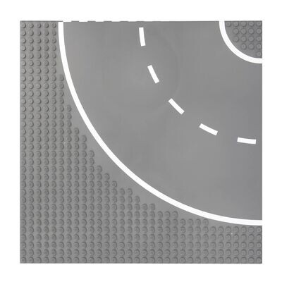 OPEN BRICKS Streetplate Straßenplatte Kurve Bauplatte 32x32