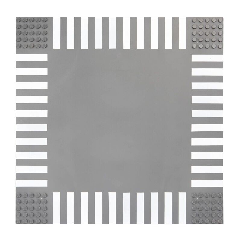 OPEN BRICKS Streetplate Straßenplatte Kreuzung Bauplatte 32x32