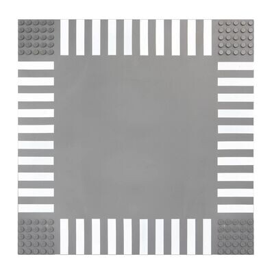 OPEN BRICKS Streetplate Straßenplatte Kreuzung Bauplatte 32x32