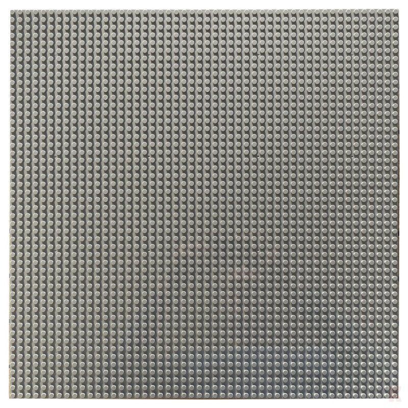 OPEN BRICKS Baseplate Bauplatte 50x50 Noppen hellgrau
