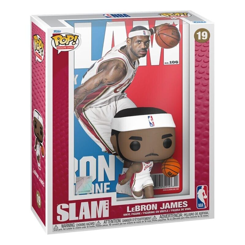 Funko POP! NBA Cover Basketball LeBron James (Slam Magazin) Vinyl Figur