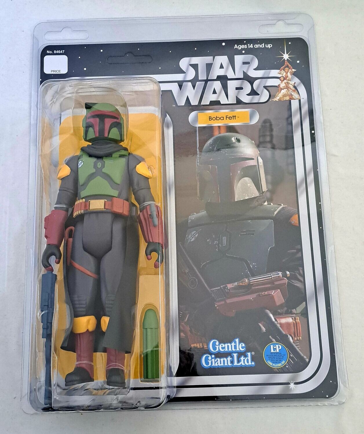 Gentle Giant Star Wars: The Book of Boba Fett Jumbo Vintage Kenner Actionfigur Boba Fett 30 cm
